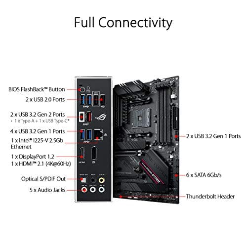 ASUS ROG Strix B550-F Gaming Motherboard, AMD AM4 Zen 3 Ryzen 5000