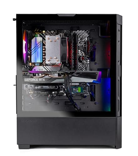 Skytech Blaze4 Mini Gaming PC Desktop, Ryzen 5 5600 3.5 Ghz (4.4GHz Turbo Boost), NVIDIA RTX 4060 8GB GDDR6X, 1TB SSD, 16GB DDR4 RAM 3200, 650W Gold PSU, Wi-Fi, Win 11 Home