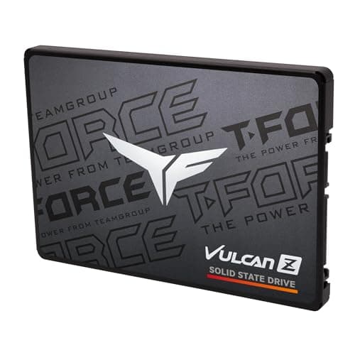 TEAMGROUP T-FORCE VULCAN Z 1TB SLC Cache 3D NAND TLC 2.5 Inch SATA III Internal Solid State Drive SSD (R/W Speed up to 550/500 MB/s) T253TZ001T0C101