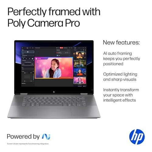 2025 HP OmniBook X Flip x360 2 in 1 Touchscreen Laptop (16" FHD+, AMD Ryzen AI 5 340 (> Intel i7-1355U), 16GB 7500 MT/s, 1TB SSD) AI Copilot+ PC for Creator, Designer, IR Webcam, Backlit, Win 11 Pro
