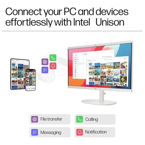 HP 22" All-in-One Desktop Computer for Home and School, Intel Quad-Core Processor (Beat i3-1110G4), FHD Display, 32GB DDR5 RAM, 640GB Storage, WiFi 6, Bluetooth, Business AIO, Windows 11 Pro(Renewed)