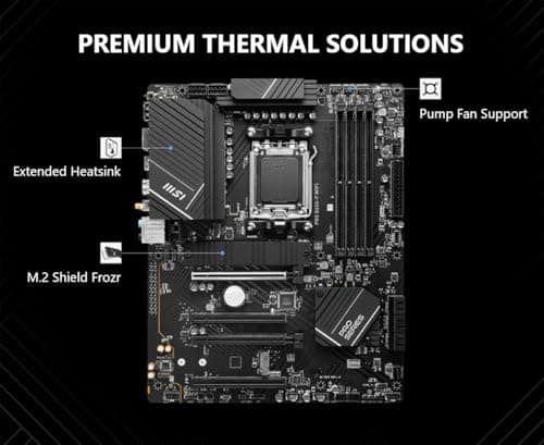 INLAND AMD Ryzen 5 9600X 6-Core 12-Thread AM5 5.4 GHz Unlocked Desktop Processor with PRO B650-P WiFi ProSeries Motherboard (ATX, DDR5, PCIe 4.0)