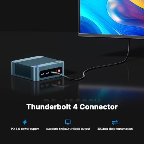 Mini PC P2 Pro, Intel i9 12900H(14C/20T, up to 5.0 GHz) Thunderbolt 4 Mini Computers, 32GB DDR5, Dual Channel RAM, 1TB PCIe 4.0 NVMe SSD, Dual 2.5G LAN, WiFi 6E/BT5.2