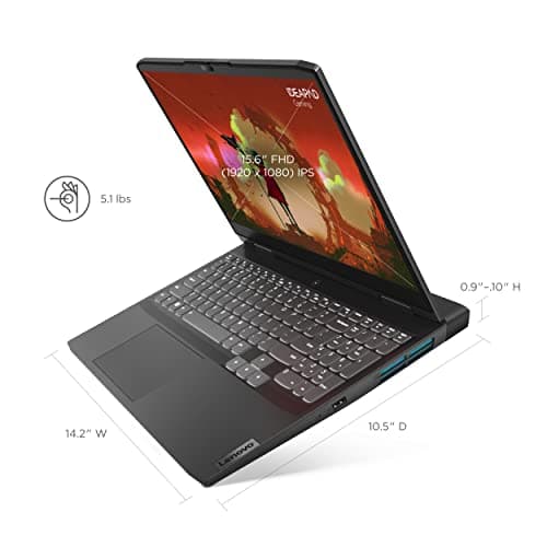 Lenovo IdeaPad Gaming 3 - Essential Gaming Laptop - 15.6" FHD - 120Hz - AMD Ryzen 5 6600H - NVIDIA GeForce RTX 3050 - 8GB DDR5 RAM - 256GB NVMe Storage - Windows 11 Home