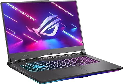 Asus ROG Strix G17 G713 Gaming Laptop 17.3" WQHD IPS 240Hz AMD 12-Core Ryzen 9 7845HX (Beat i9-12900H) 64GB RAM 2TB SSD GeForce RTX 4060 8GB USB-C RGB Backlit Fast Charging Win11 w/ICP Accessory