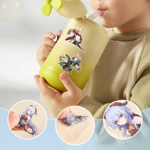 TaiCy Character Stickers, Waterproof Sun-Proof Anime Game Sticker Pack for Phone,Laptop,Bottles,Skateboard (Genshin Stickers-1)