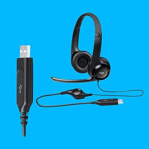 Logitech New h390 USB Headset with noisecanceling Microphone Bulk Packaging, 5.8 Ounce