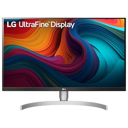 LG 27UP650K-W 27-inch Ultrafine 4K UHD (3840 x 2160) IPS Computer Monitor, 60Hz, 5ms, DisplayHDR 400, Reader Mode, Flicker Safe, HDMI, DisplayPort, Tilt/Height/Pivot Adjustable Stand, White