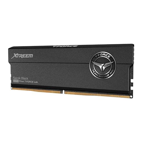 TEAMGROUP T-Force XTREEM DDR5 Ram 48GB (2x24GB) 8000MHz PC5-64000 CL38 M-DIE Desktop Memory Module Ram for 600 700 Series Chipset XMP 3.0 Ready Black FFXD548G8000HC38EDC01