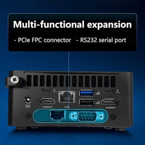 NUC 15 Pro Ultra 7 255H Mini PC, 16 cores, max 5.1 GHz, DDR5 6400, WiFi 7 & Thunderbolt 4, PCIe 4.0×4, Industrial Compact Desktop