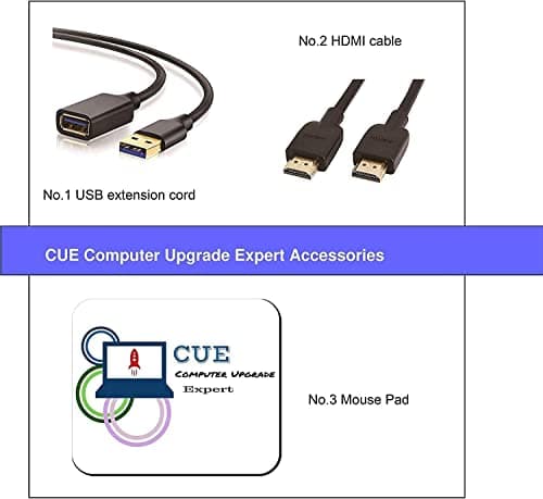 HP 14" HD Chromebook Laptop for Students, Intel Quad-Core N4120(> N4020), 4GB RAM, 64GB eMMC, WiFi, Webcam, HDMI, USB-A&C, 14 Hours Battery life, ZOOM, Chrome OS, CUE Accessories