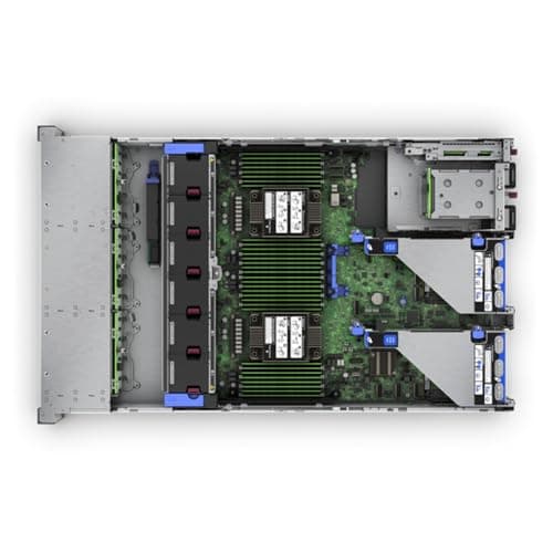 HPE ProLiant DL380 Gen11 2U Rack Server Bundle with Dual Xeon 6430 32-Core 2.1GHz, 1TB DDR5 Memory, 61.44TB Enterprise SAS 12Gb/s SSD, RAID, Dual Power, iLO, Rail Kit and Windows Server 2022 Standard