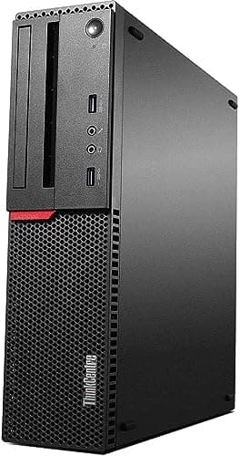 Lenovo ThinkCentre M700 SFF Desktop Computer, 6th Gen Dual Core 6100, up to 3.7 GHz, 16GB DDR4 RAM 1TB SSD, DisplayPort, VGA, Keyboard and Mouse, WiFi, BT, Windows 11 Pro (Renewed)