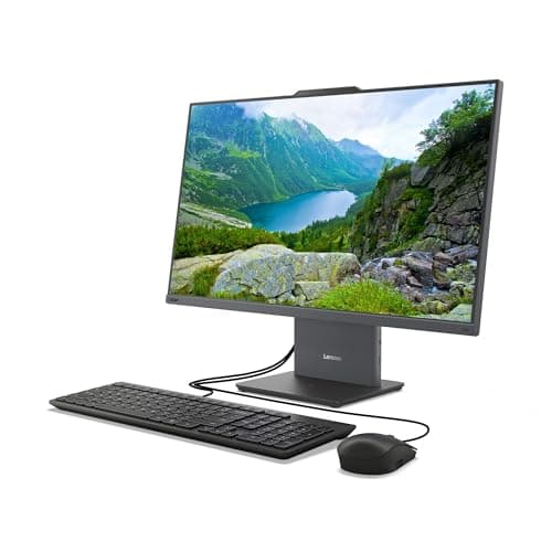 Lenovo ThinkCentre All-in-One Desktop Computer, 27" FHD IPS Display, 8-core Intel Core i5-13420H, 32GB DDR5, 1TB SSD, Wi-Fi 6, USB-C, HDMI in&Out, Wired KB&Mouse, Windows 11 Pro