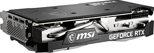 MSI Gaming GeForce RTX 3060 Ti LHR 8GB GDRR6X, Boost Clock: 1695 MHz, 256-Bit, HDMI/DP, Nvlink, Torx Fan 3, Ampere Architecture OC Graphics Card (RTX 3060 TI Ventus 2X 8GD6X OC)