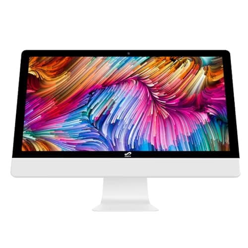 STGSivir All in One Desktop Computer 24" FHD Display, Intel Core i7 up to 3.9GHz, 16G Memory, 512G SSD, WiFi 5, Bluetooth, RGB Keyboard & Mouse & Mouse Pad, Webcam, Windows 10 Home