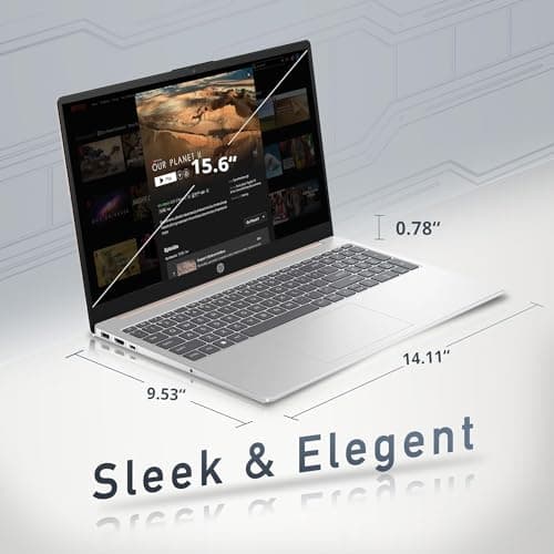 HP 15 Professional Slim High-Performance Laptop in Blush Pink Ryzen 5 4-Core up to 4.3GHz 8GB 256GB SSD 15.6in Full HD BO Audio W11 (15-FC - Renewed)