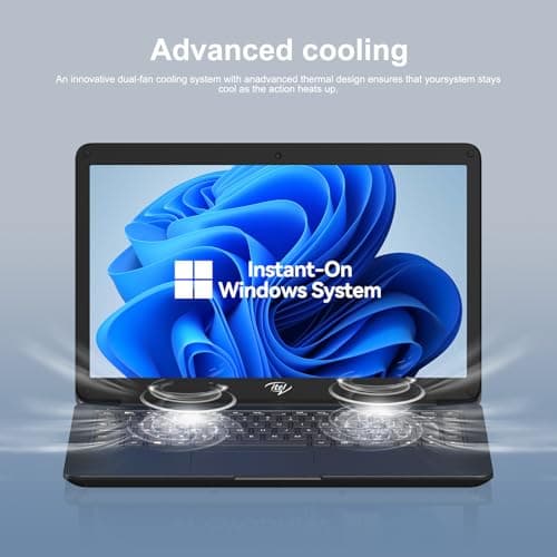 Itel 14 inch Laptop Computer, Intel Celeron N4000, 8GB RAM & 256GB SSD, Intel UHD Graphics 600, Windows, 14-inch Micro-Edge HD Display, Ultra Slim, Long Battery Life, 2.4G/5G WiFi, BT 5.0, HDMI