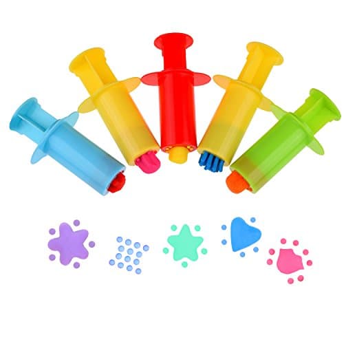 Kare & Kind® Set of 10 pcs Smart Dough Tools Kit with Extruder Machine (10 Extruder Tools)