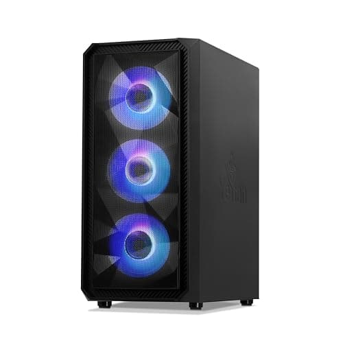 YEYIAN Tanto Pre Built Gaming PC Desktop Computers – Intel Core i5 12400F 4.4 GHz, RTX 4060, 1TB NVME SSD, 16GB DDR4 RAM 3200, 650W Gold PSU, Windows 11 Home 64-bit,for Streaming VR Ready Desktops