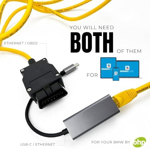 OHP ENET OBD2 (Enet Cable + USB Type C)