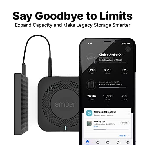 Smart Personal Cloud Storage Device Data and Media Files, Built-in 512GB High-Speed SSD with USB Storage, Plex and Home Assistant/iOS/Android/Windows/Mac Compatible