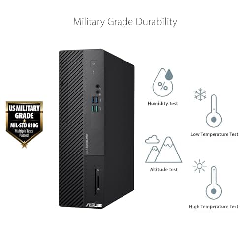 ExpertCenter D5 Small Form Factor Desktop PC, Intel Core i5-13400, 16GB DDR4 RAM, 1TB PCIe SSD, Windows 11 Pro, Black, D500SE-AS504
