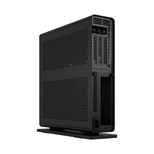 Fractal Design Ridge Black - PCIe 4.0 Riser Card Included - 2X 140mm PWM Aspect Fans Included - Type C USB - m-ITX PC Gaming Case
