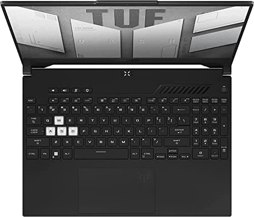 ASUS TUF Dash F15 Gaming Laptop (15.6 inches 144Hz, Intel 12th Gen i7-12650H, 64GB DDR5 RAM, 1TB PCle SSD, Geforce RTX 3070 8GB), Thunderbolt 4, Backlit KB, WiFi 6, IST Cable, Win 11 Home - Black