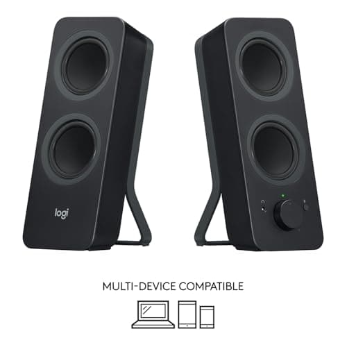 Logitech Z207 2.0 Stereo Computer Speakers with Bluetooth