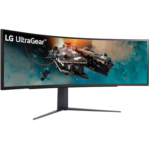 LG 49GR85DC-B 49 inch Curved Ultragear DQHD 1ms 240Hz Monitor, VESA DisplayHDR 1000 Bundle with 2 YR CPS Enhanced Protection Pack