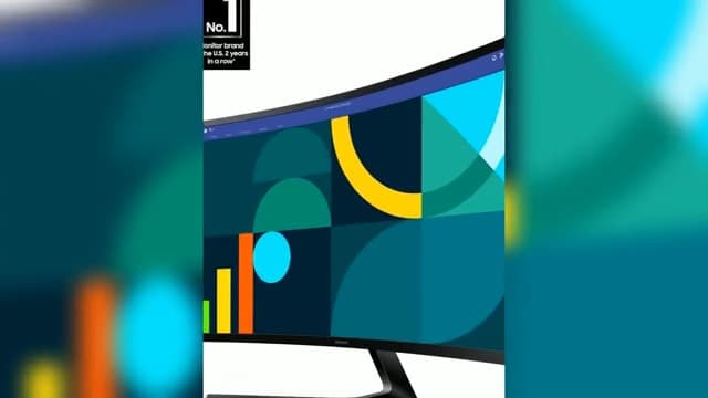 Samsung S36GD 27" Curved Monitor – LCD FHD, 16:9, 1920x1080, HDMI, VGA, VESA, Eye Saver & Flicker-Free Tech – Boomph's Comprehensive Ultimate Performance Cloth Solution for Your Workspace