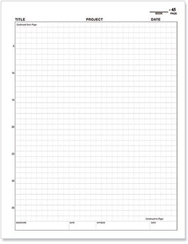BookFactory Student Chemistry Carbonless Lab Notebook (Scientific Ruled Format) 75 Sets of 8.5'' X 11'' Pages - 150 Sheets Total - Duplicator [Wire-O Bound] (LAB-075-WTR-CHEM-D)