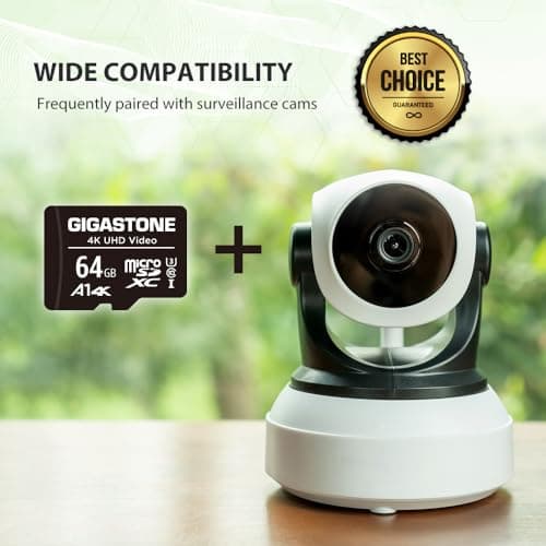 GIGASTONE 64GB 2-Pack Micro SD Card, 4K UHD Video, Surveillance Security Cam Action Camera Drone Professional, 90MB/s Micro SDXC UHS-I U3 Class 10