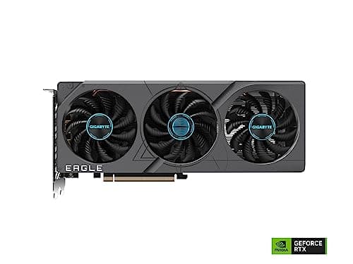 GIGABYTE GeForce RTX 4060 Eagle OC 8G Graphics Card, 3X WINDFORCE Fans, 8GB 128-bit GDDR6, GV-N4060EAGLE OC-8GD Video Card