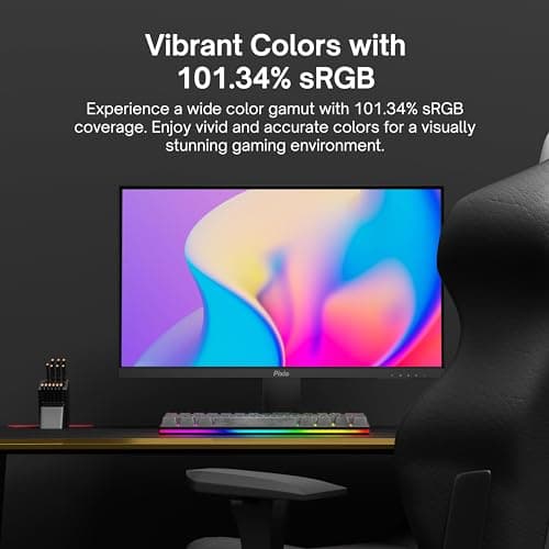 Pixio PX259 Prime 24.5 inch (24 inch / 25 inch Equivalent) 280Hz (144Hz Supported) Refresh Rate FHD 1080p Resolution Fast Nano IPS Panel 1ms GTG Response Time Gaming Monitor with AMD FreeSync Premium