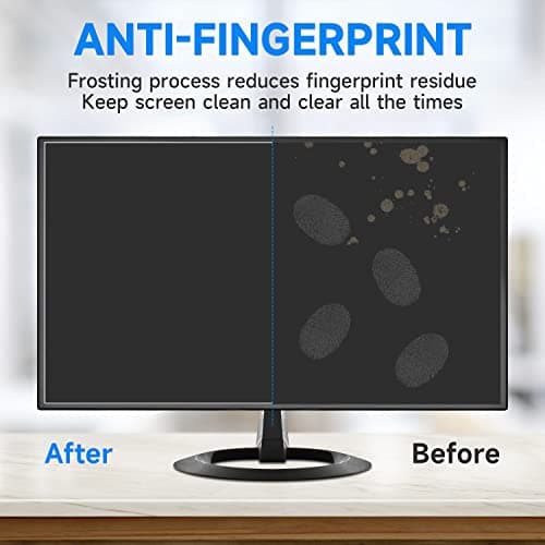 2 Pack 24 Inch Anti Glare Matte Screen Protector for 24 Inch 16:9 Sceptre/LG/Dell/HP/Acer/ViewSonic/ASUS/Aoc/Samsung Widescreen Monitor, Eye Protection Anti Scratch & Anti Glare Film