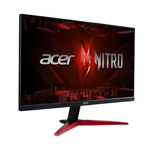Acer Nitro 23.8" Full HD 1920 x 1080 PC Gaming IPS Monitor | AMD FreeSync Premium | 180Hz Refresh | Up to 0.5ms | HDR10 Support | 99% sRGB | 1 x Display Port 1.2 & 2 x HDMI 2.0 | KG241Y M3biip