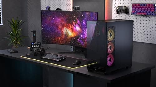 Corsair Vengeance a7500 Gaming PC – Liquid Cooled AMD Ryzen 7 7800X3D CPU – NVIDIA GeForce RTX 5070 GPU – 32GB Vengeance RGB DDR5 Memory – 1TB M.2 SSD – Black