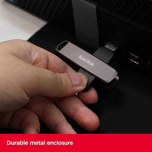 SanDisk 1TB Extreme PRO Dual Drive - Up to 1,000MB/s, USB Type-C, and USB Type-A, High-Performance Flash Drive - SDDDE1-1T00-G46