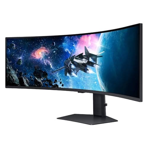 SAMSUNG LS49CG954E 49 inch Odyssey G9 G95C DQHD 240Hz 1ms(GtG) DisplayHDR 1000 Curved Gaming Monitor (Renewed) Bundle with 2 YR CPS Enhanced Protection Pack