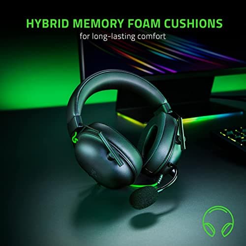 Razer BlackShark V2 X Wired Gaming Headset with 7.1 Surround Sound, 50mm Drivers, Noise Cancelling Mic