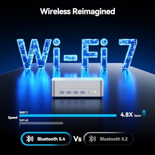 GEEKOM XT1 Mega AI Mini PC,14th Gen Intel Core Ultra U9-185H Processor (16C/22T,up to 5.1 GHz),32GB DDR5 2TB PCIe Gen4 SSD,Mini Desktop Computers Windows 11 Pro,WiFi 7/BT 5.4/Dual 2.5G LAN/USB4.0/8K