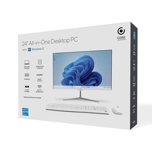 Core Innovations 24" All-in-One Desktop PC with Windows 11