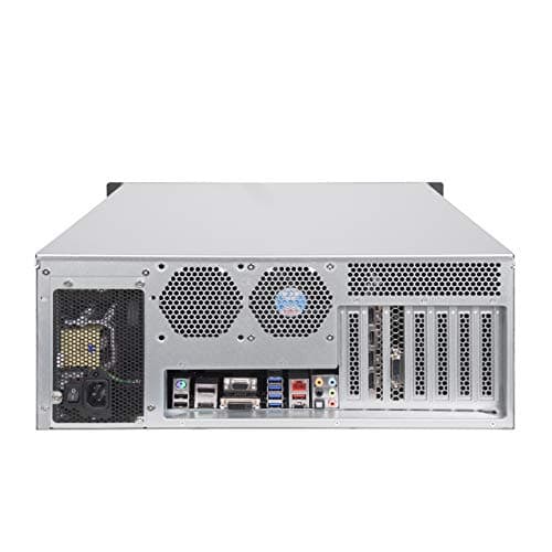 SilverStone Technology RM41-H08 4U Rackmount Server Case with 5 x 3.5 Hot-Swappable Bay and 3 x 5.25 Bays with USB 3.1 Gen 1 RM41-H08-x