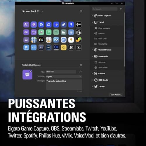 Elgato Stream Deck XL – Advanced Studio Controller, 32 macro keys, trigger actions in apps and software like OBS, Twitch, ​YouTube and more, works with Mac and PC