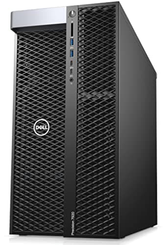 PCSP Precision 7920 Tower Workstation, VR CG AI 4K Editing Rendering, 2X Intel Xeon Gold 6148 up to 3.7GHz (40-Cores), 192GB DDR4, 1TB SSD + 4TB HDD, Quadro P4000 8GB, Windows 11 Pro (Renewed)