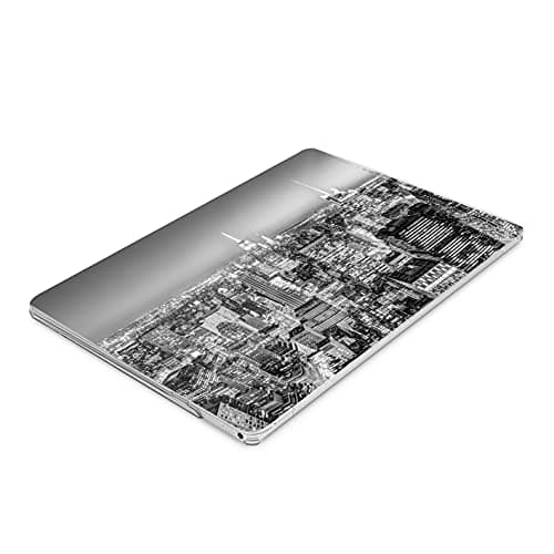 Hard Case Compatible for MacBook Pro 16 14 M3 M2 2023 M1 Pro 13 2022 Air 13 2021 Retina 2020 Mac 11 12 Monochrome New York Cover America Protective Design Skyline Laptop City Nightlife Print