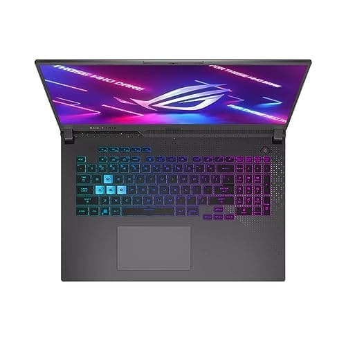 Asus ROG Strix G17 G713 Gaming Laptop 17.3" WQHD IPS 240Hz AMD 12-Core Ryzen 9 7845HX (Beat i9-12900H) 64GB RAM 2TB SSD GeForce RTX 4060 8GB USB-C RGB Backlit Fast Charging Win11 w/ICP Accessory