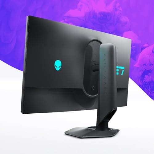 Alienware AW2724DM Gaming Monitor - 27" QHD (2560 x 1440) 180Hz w Overclock, AMD FreeSync Premium Pro, NVIDIA G-SYNC, VESA Display - Black,Black/Silver